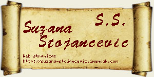 Suzana Stojančević vizit kartica